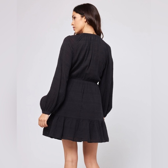 L Space Black Cover Up Dress - New - Picture 2 of 2